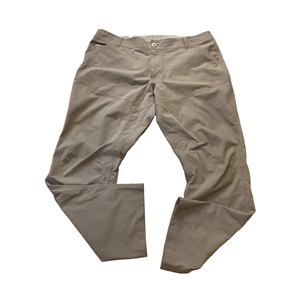 Kuhl Silencr Pants Men 42x32 Ripstop Athletic Fit UPF 50+ Hiking‎ EUC Knee